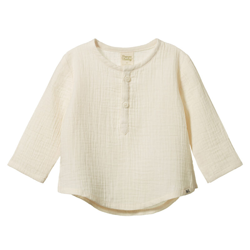Nature Baby Crinkle Muslin Caravan Shirt image number 0